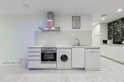 Una cocina o zona de cocina en BookinMadrid - Plaza Mayor - Plaza Cascorro