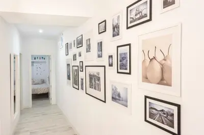 Cama o camas de una habitación en Atocha apartamentos zona Centro