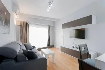 Una televisión o centro de entretenimiento en Apartment Cardenal Cisneros