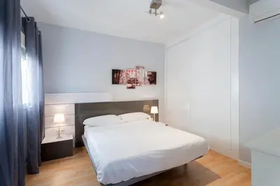 Cama o camas de una habitación en Apartment Cardenal Cisneros