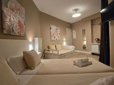 Cama o camas de una habitación en Palacete de la Almudayna