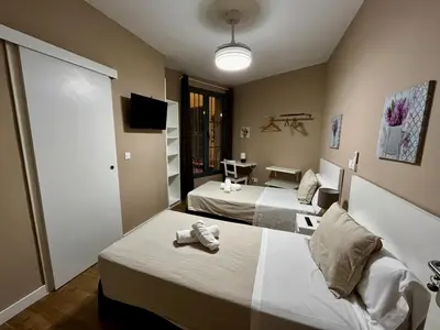 Cama o camas de una habitación en Palacete de la Almudayna