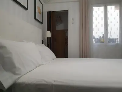 Cama o camas de una habitación en Serenity Place Tirso Molina
