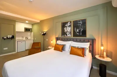Cama o camas de una habitación en L&H La Latina Selection