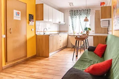 Una cocina o zona de cocina en Casa Cobo Exclusivo Alojamiento en Madrid