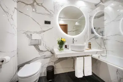 Un baño de Apartosuites Jardines de Sabatini