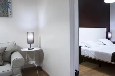 Cama o camas de una habitación en THC Gran Via Hostel