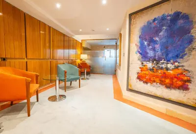 Zona de estar de Aparto-Hotel Rosales