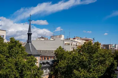 Vista general de Madrid o vista desde el apartahotel