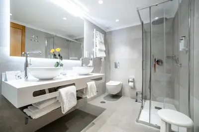 Un baño de Aparto-Hotel Rosales