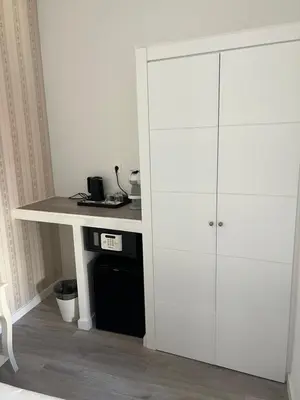 Una cocina o zona de cocina en Hostal Galaico