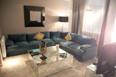 Zona de estar de Abalú Collection Suites Gran Via