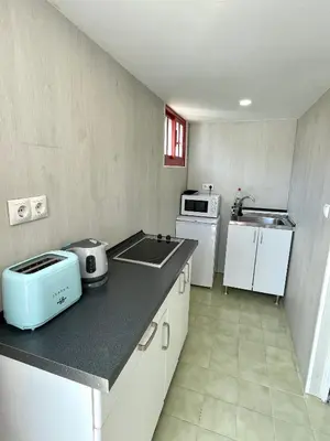 Una cocina o zona de cocina en Apartamentos Mayor Centro