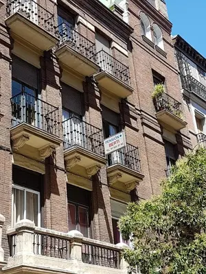 Un balcón o terraza de Pensión Berti Madrid