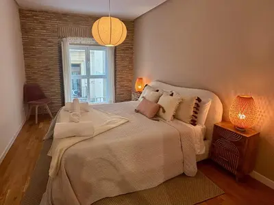 Cama o camas de una habitación en Tríplex Lujo 5 Dormitorios en Sol Four Seasons y Canalejas