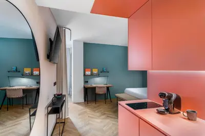 Una cocina o zona de cocina en Tribu Malasaña