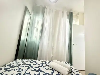 Cama o camas de una habitación en Piramides 2 Apartment