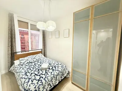 Cama o camas de una habitación en Piramides 1 Apartment