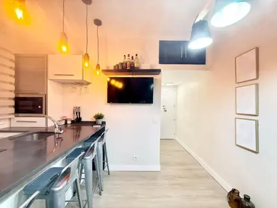 Una cocina o zona de cocina en Piramides 1 Apartment