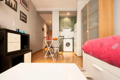Una cocina o zona de cocina en Apartamentos Eloísa