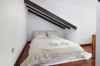 Cama o camas de una habitación en Celling La latina by Batuecas