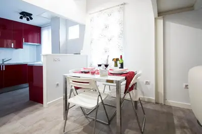 Una cocina o zona de cocina en Loft las letras