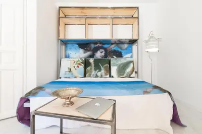 Cama o camas de una habitación en Yaiza