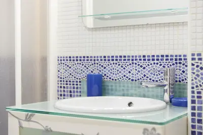Un baño de For You Rentals Plaza Dos de Mayo Apartment TEMPORAL DPA131