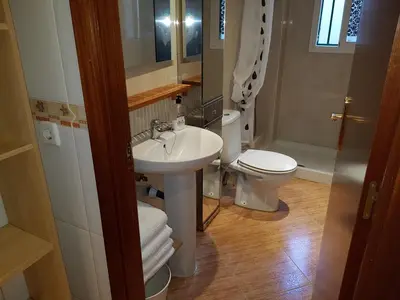 Un baño de Pradera de San Isidro