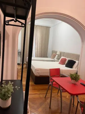 Cama o camas de una habitación en Grand Via House