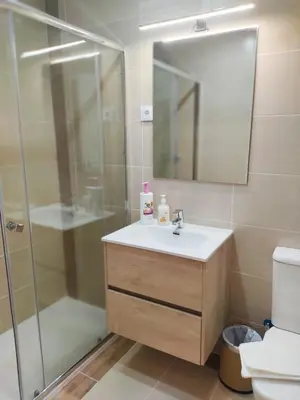 Un baño de Grand Via House