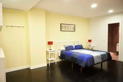 Cama o camas de una habitación en Apartamento Principe Pio