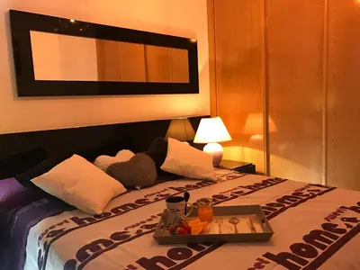 Cama o camas de una habitación en Apartment in Sol