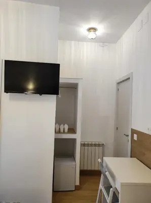 Una cocina o zona de cocina en Hostal Esparteros