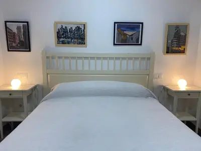 Cama o camas de una habitación en Malasaña Palma Studios