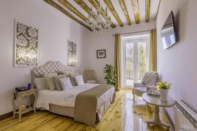 Cama o camas de una habitación en Oriente Palace Apartments