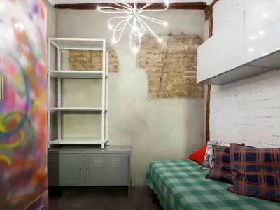 Cama o camas de una habitación en Chueca Loft