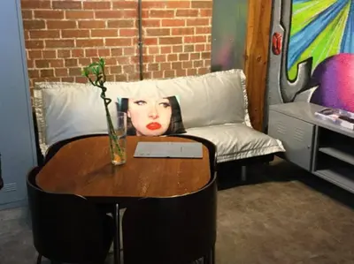 Zona de estar de Chueca Loft