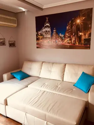 Zona de estar de Apartments Madrid Principe