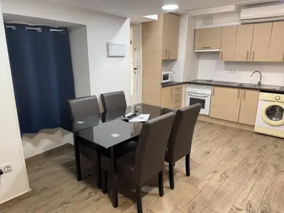 Una cocina o zona de cocina en Apartamentos Day Madrid PLAZA DE ESPAÑA II