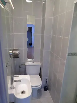 Un baño de Casa de Huéspedes Almansa