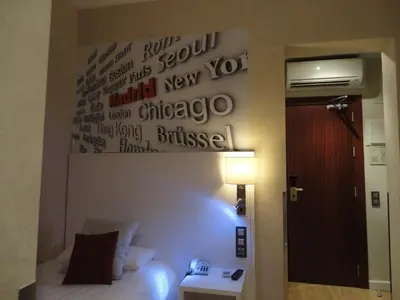 Cama o camas de una habitación en CH Olmedo