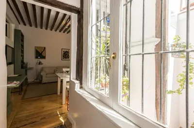 Zona de estar de Apartamento La Buena Guarda