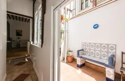 Zona de estar de Apartamento La Buena Guarda