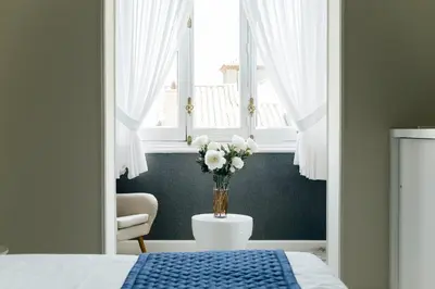 Cama o camas de una habitación en Premium Home Gran Vía
