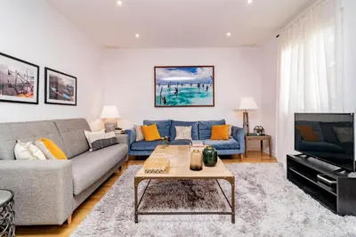 Zona de estar de Juan Bravo Suites