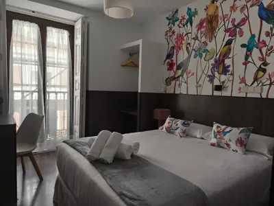 Cama o camas de una habitación en Veracruz Puerta del Sol
