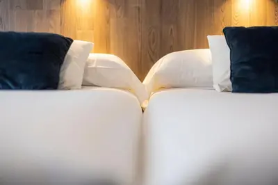 Cama o camas de una habitación en Veracruz Puerta del Sol