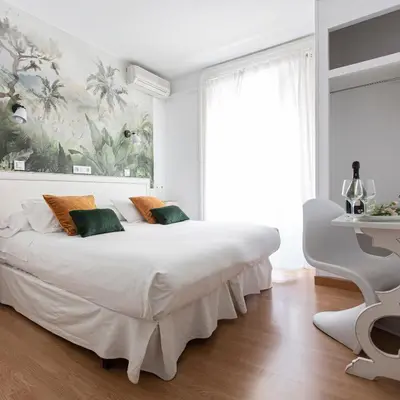 Cama o camas de una habitación en Veracruz Puerta del Sol