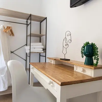 Cama o camas de una habitación en Veracruz Puerta del Sol